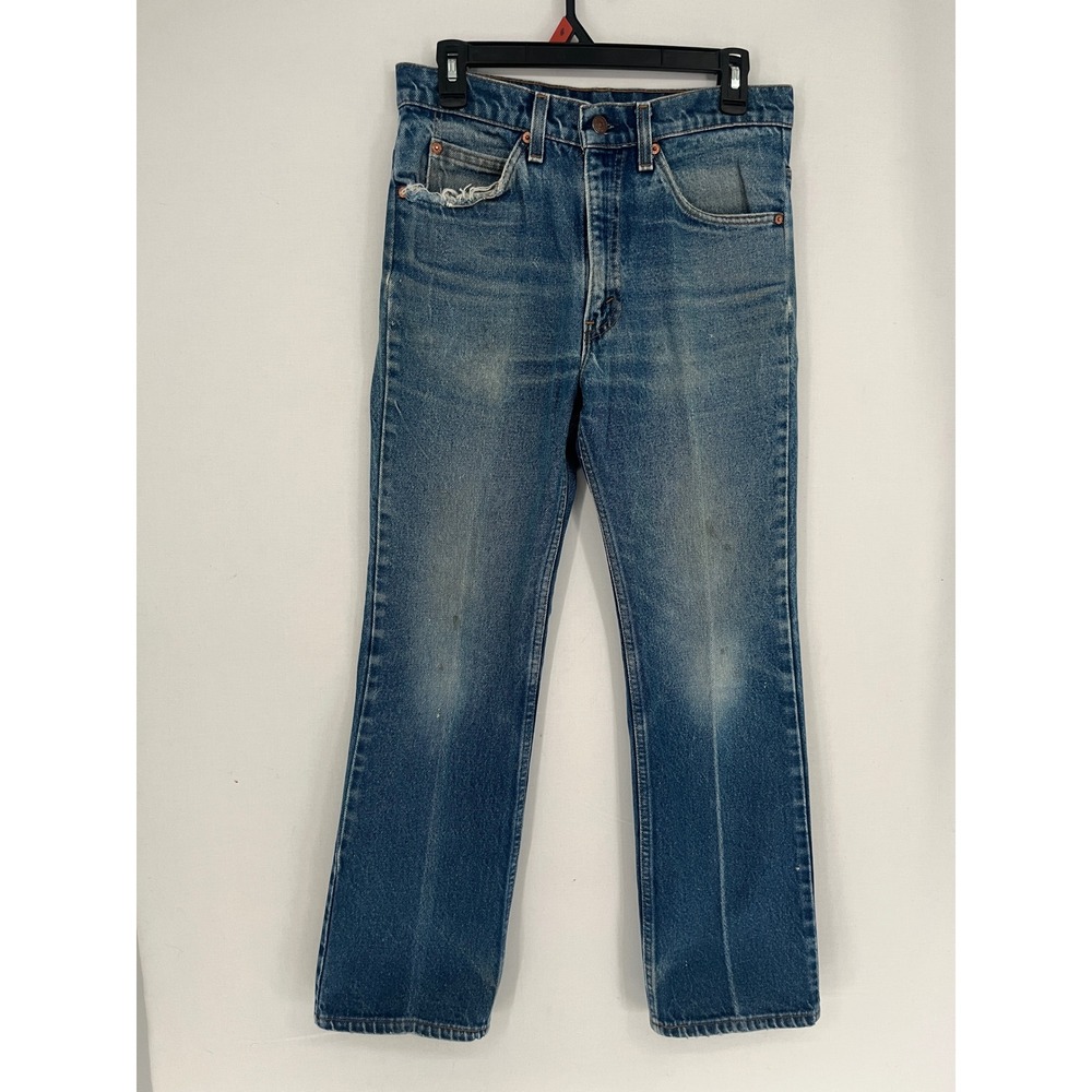 Levi's Vintage Orange Tab Straight Leg Jeans Mens 28x30 Medium Wash Blue Denim
